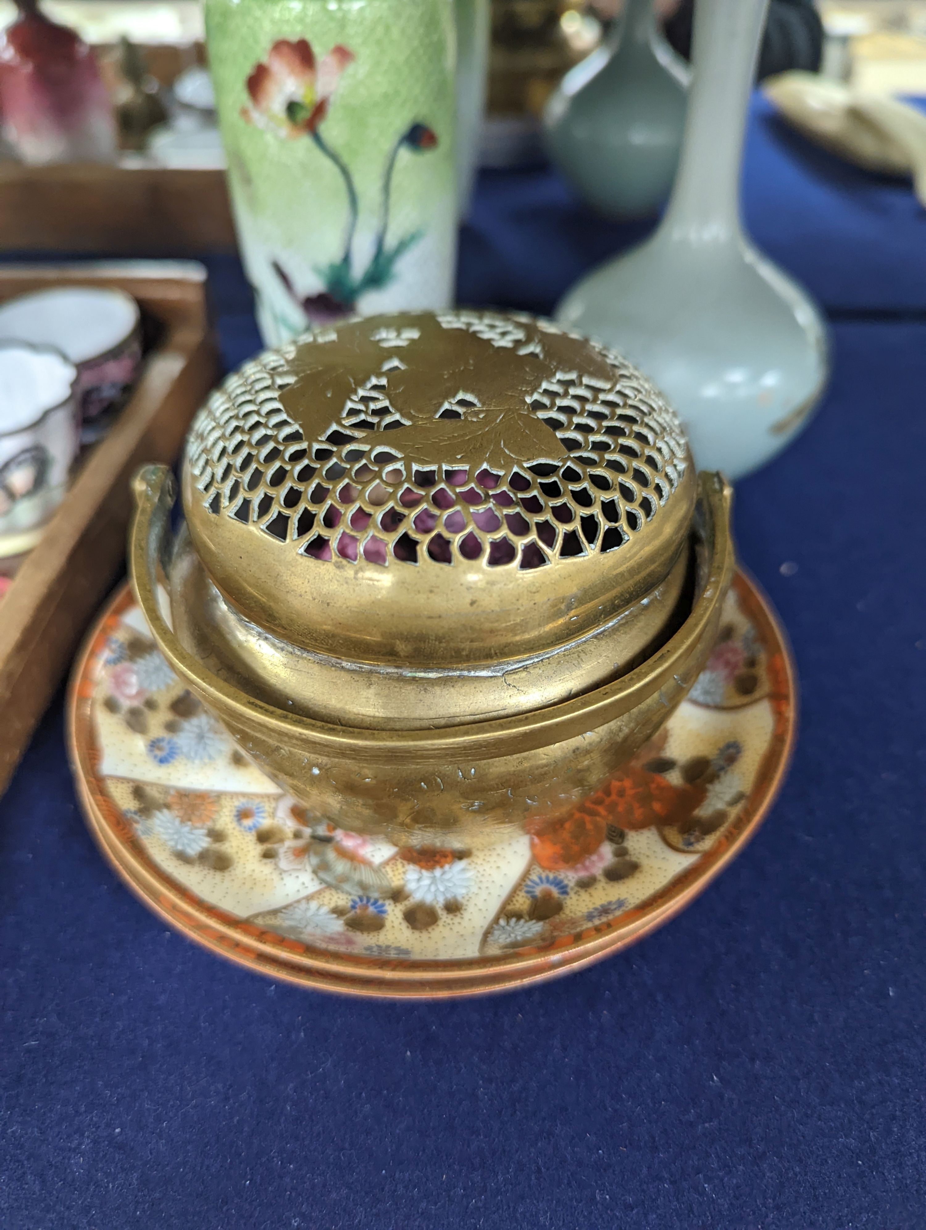 Chinese jadeite bi disc, coin etc